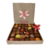 Ecrin chocolats diagonales fleur de dragées