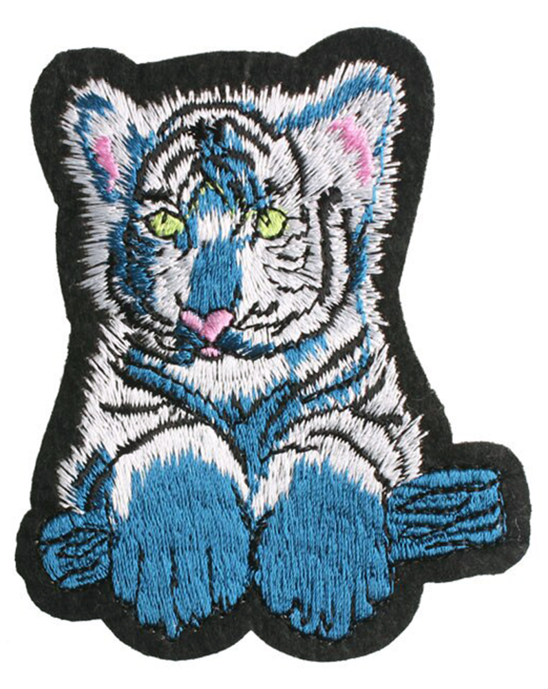 Patch Thermocollant Bébé Tigre Blanc