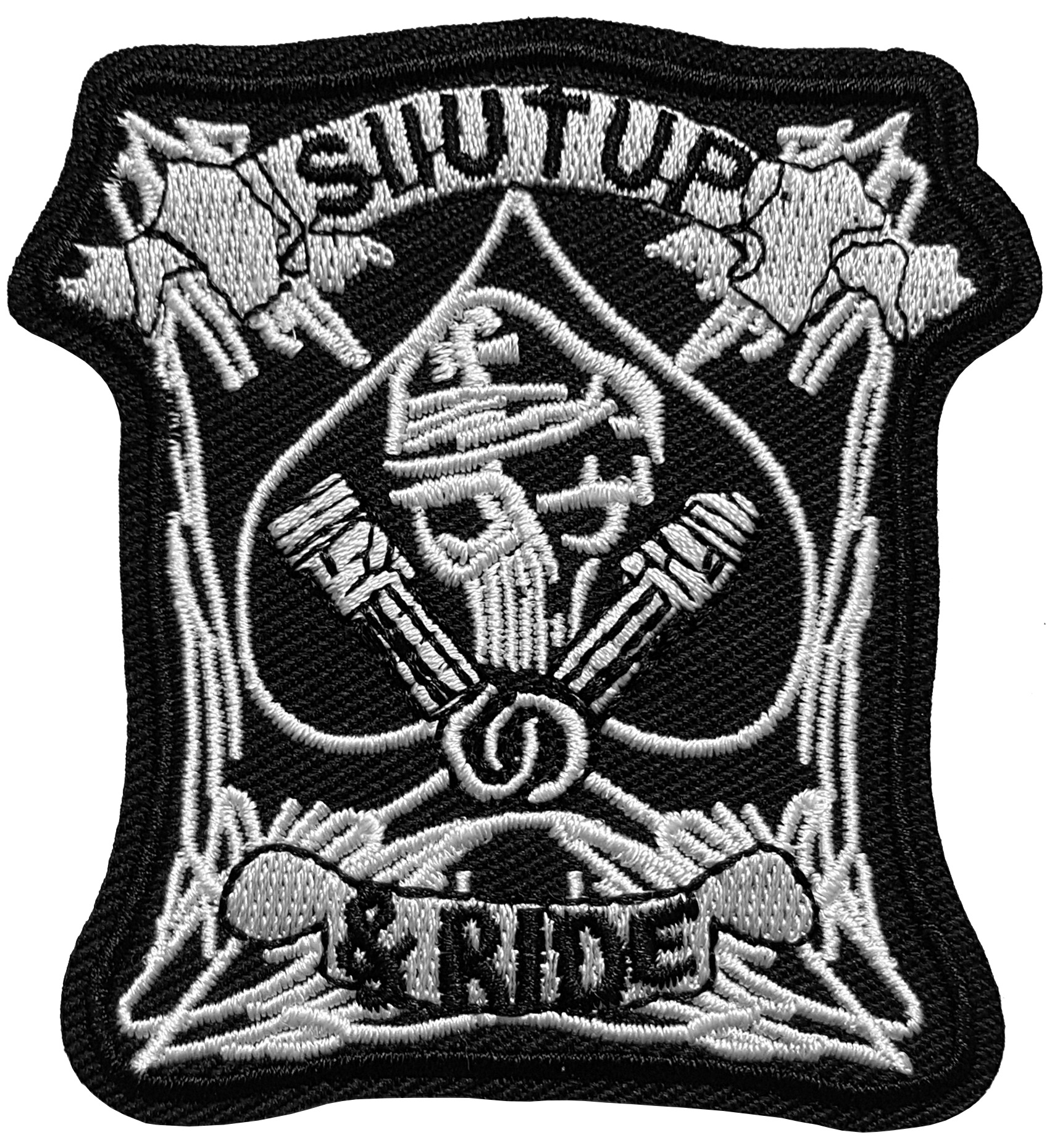 Patch Thermocollant Skull Shut Up and Ride