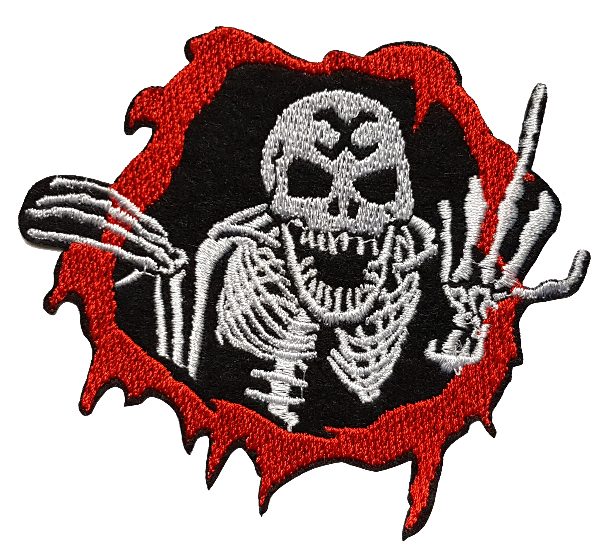 Patch Thermocollant Squelette Fuck