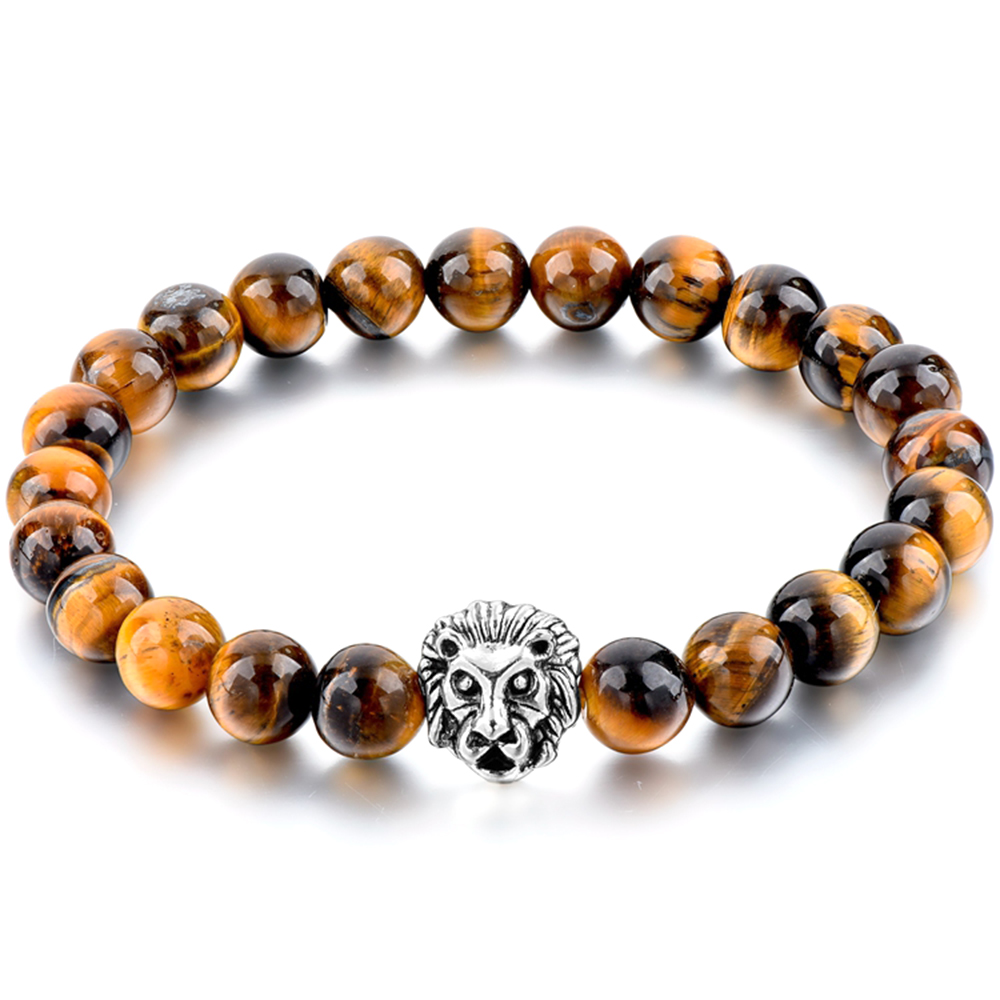 Bracelet Lion Pierre Oeil Tigre