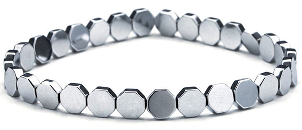 Bracelet Métal Hexagone
