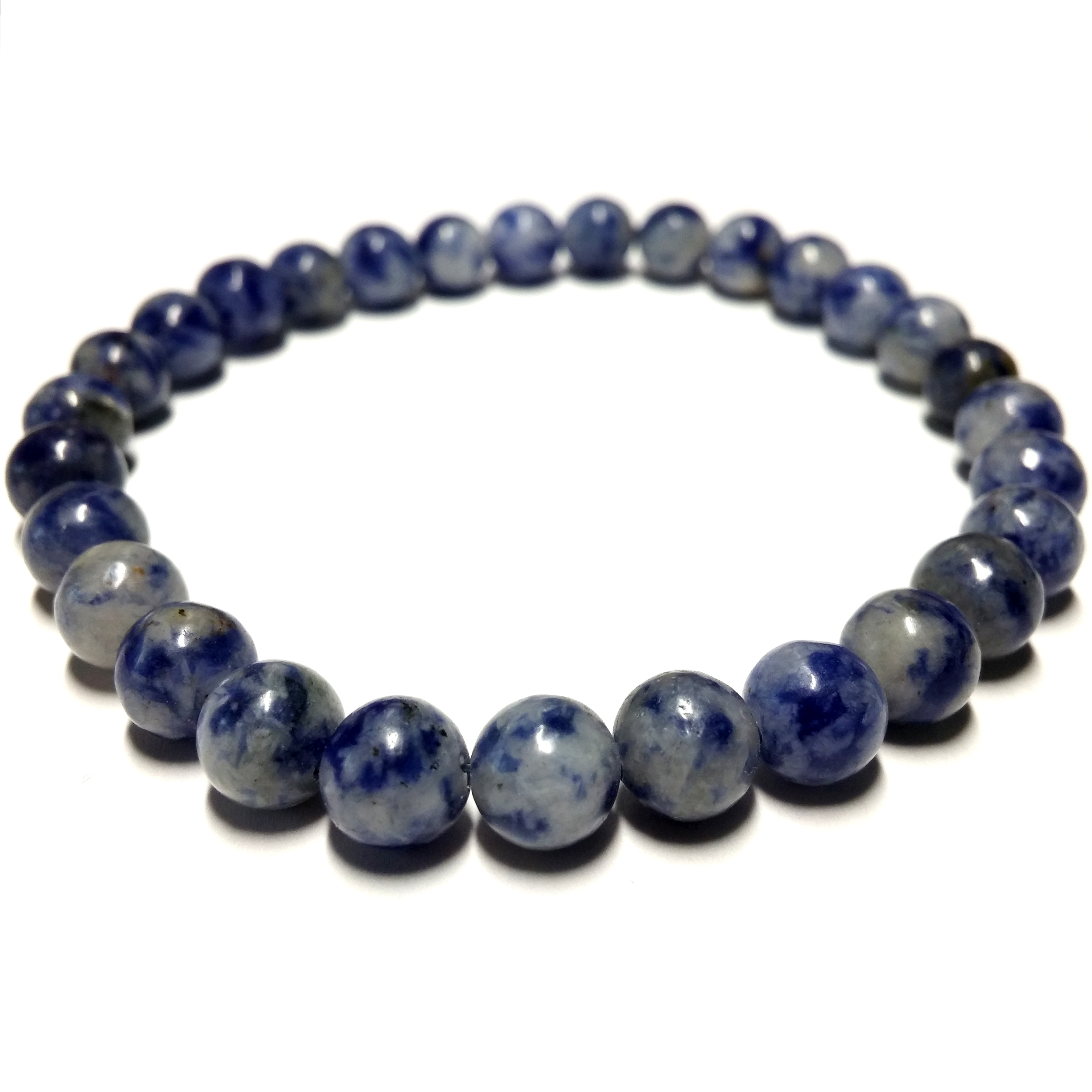 Bracelet Pierre Bleu et Grise 2