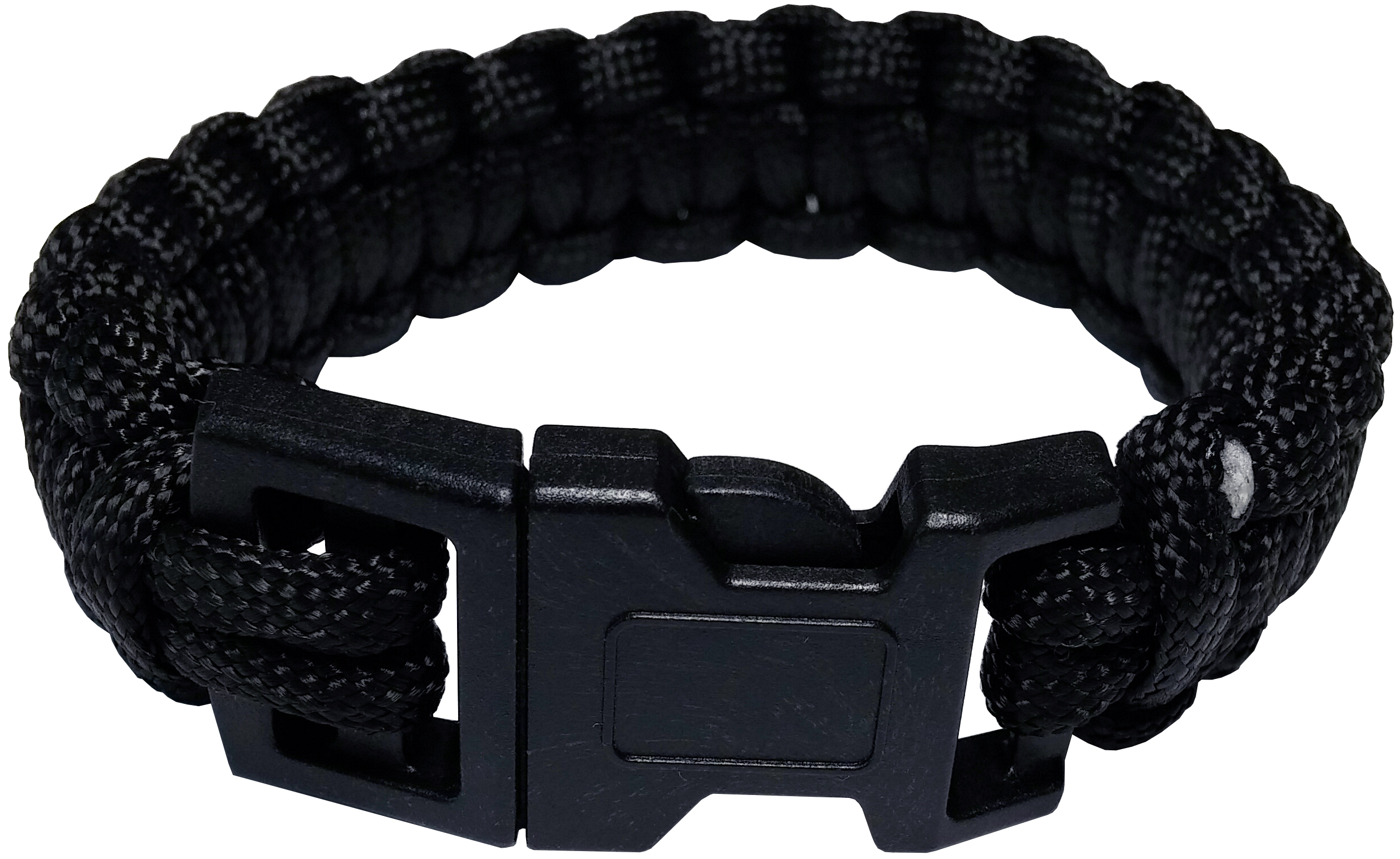 Bracelet Paracorde Tressé Noir