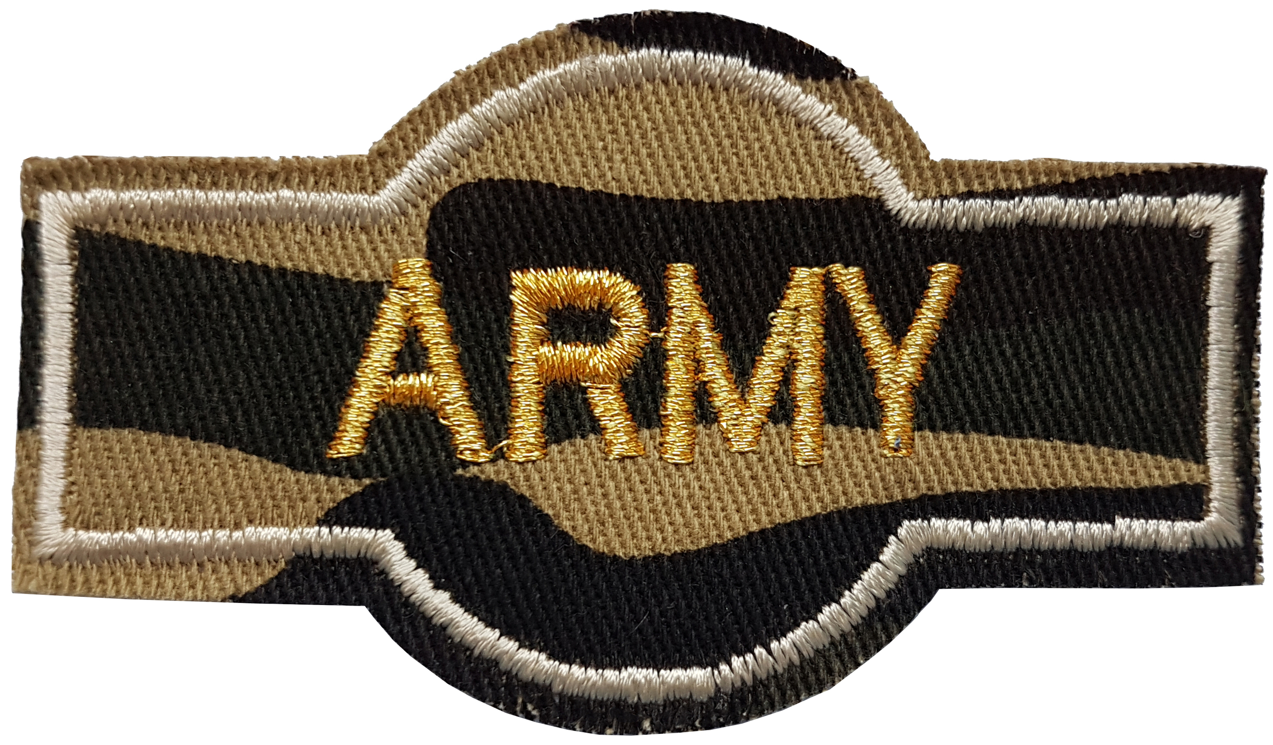 Patch Thermocollant Army Camouflage écusson en tissu armée militaire