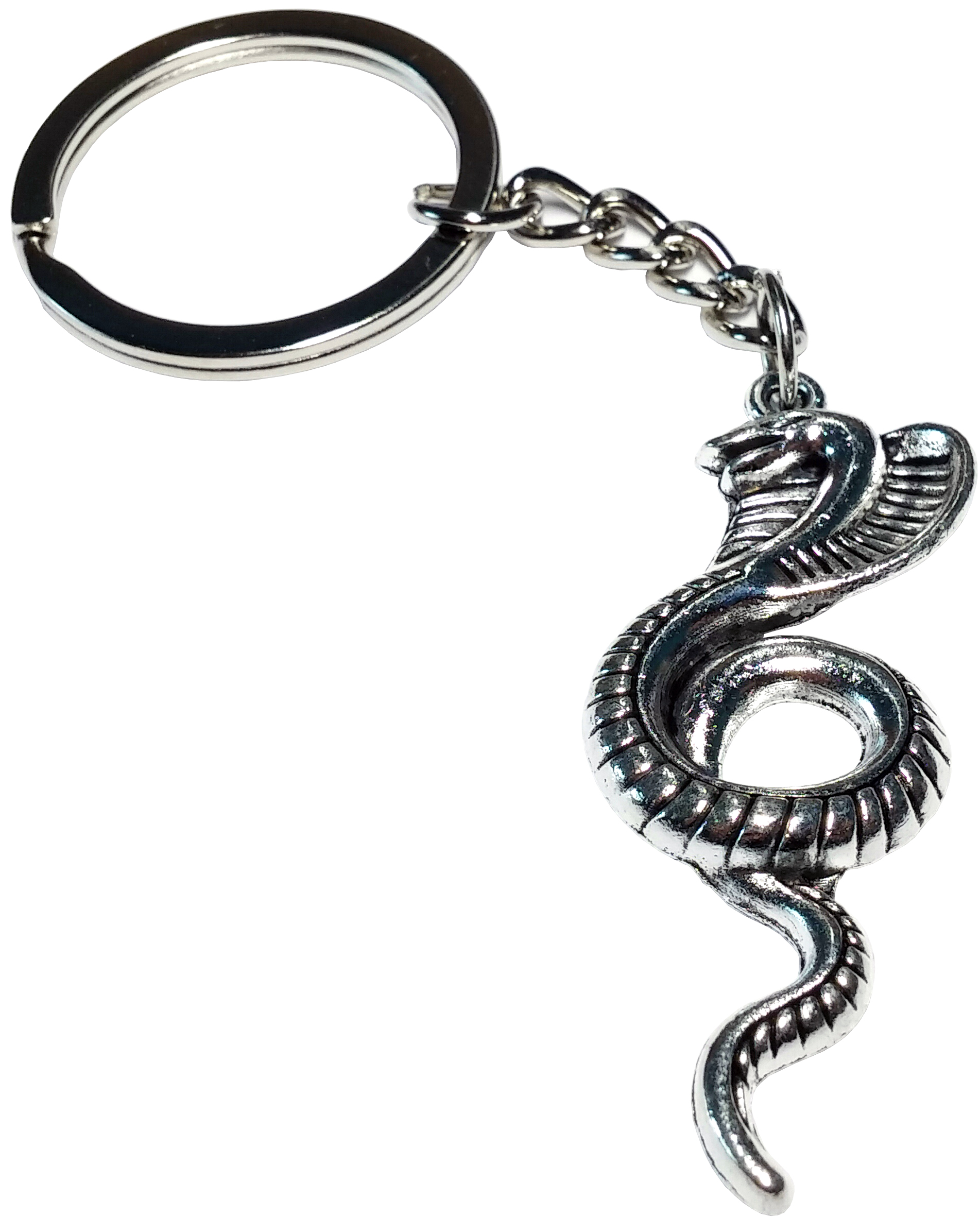 Porte Clé Métal Serpent Cobra