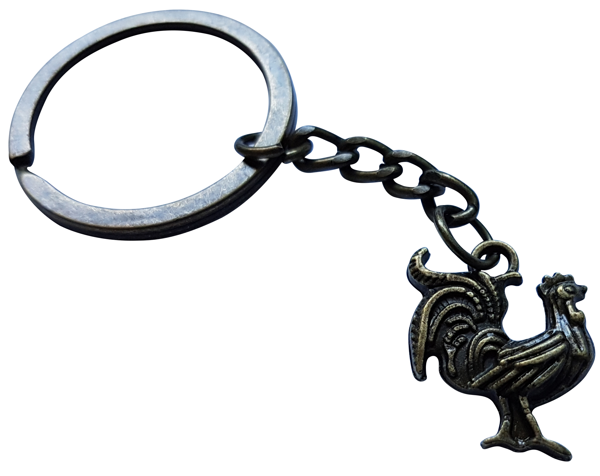 Porte Clé Métal Coq