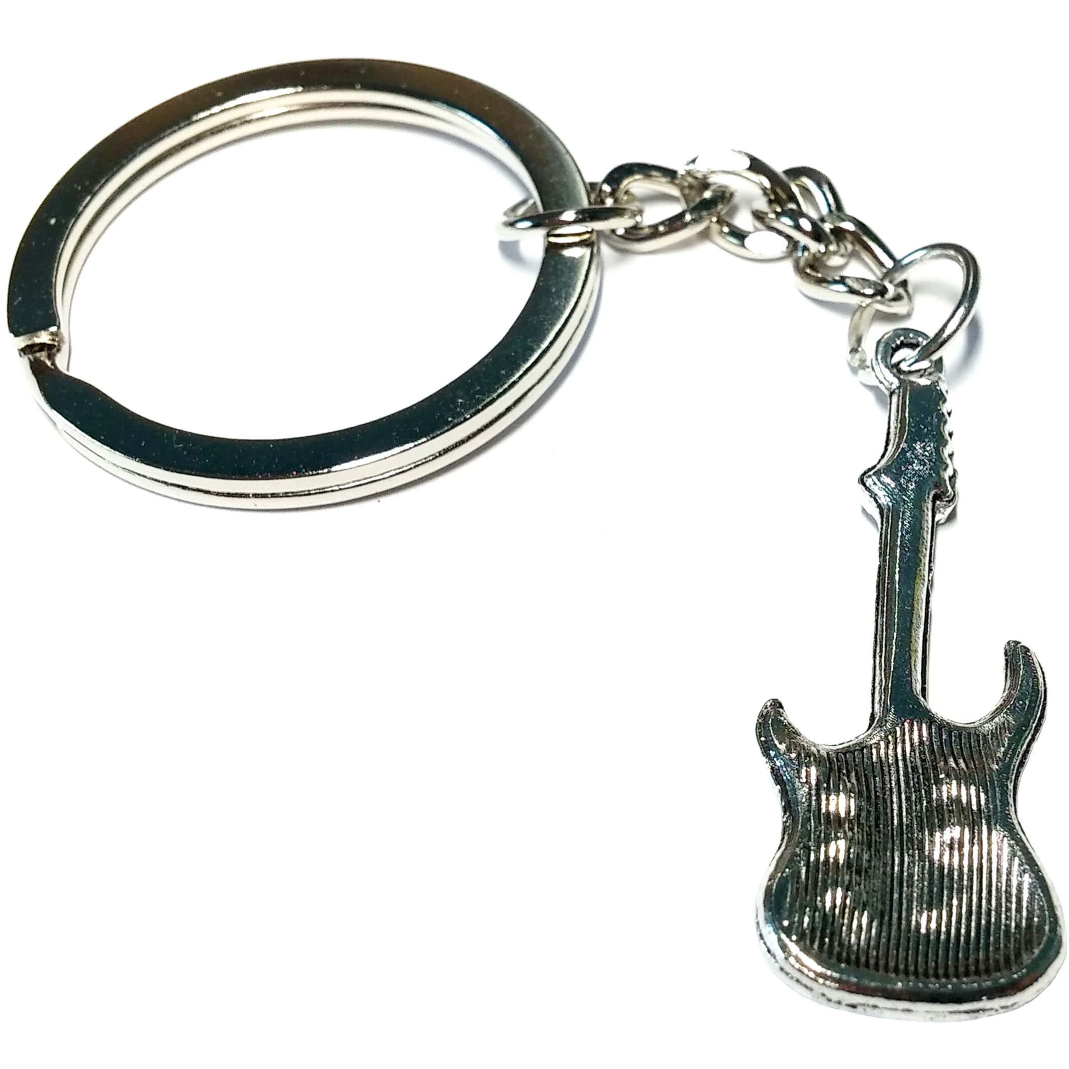 Porte clé métal guitare éléctrique dessous