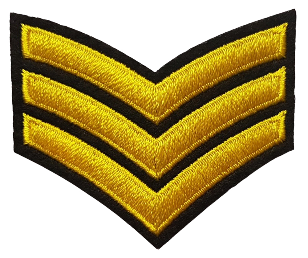 Patch Thermocollant Chevrons Militaire
