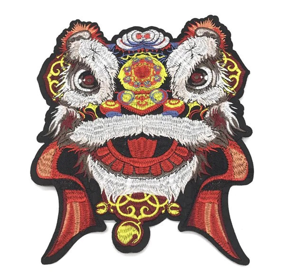 Grand Patch Thermocollant Dragon Traditionnel Chinois