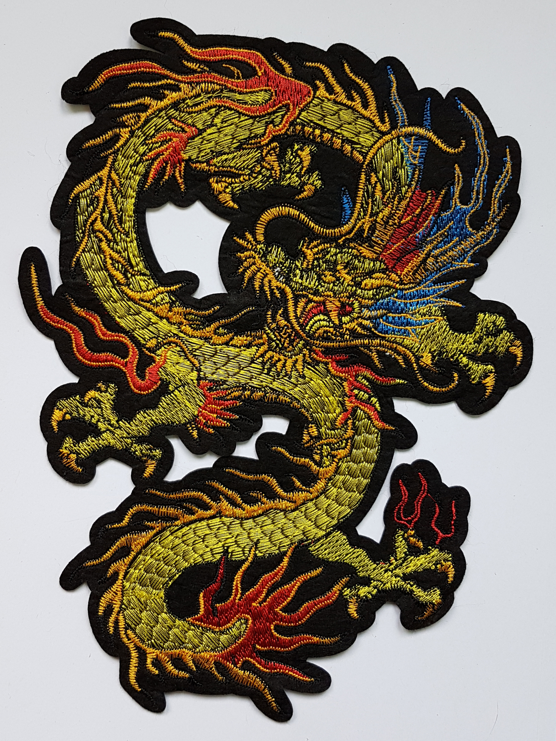 Grand Patch Thermocollant Dragon Asiatique