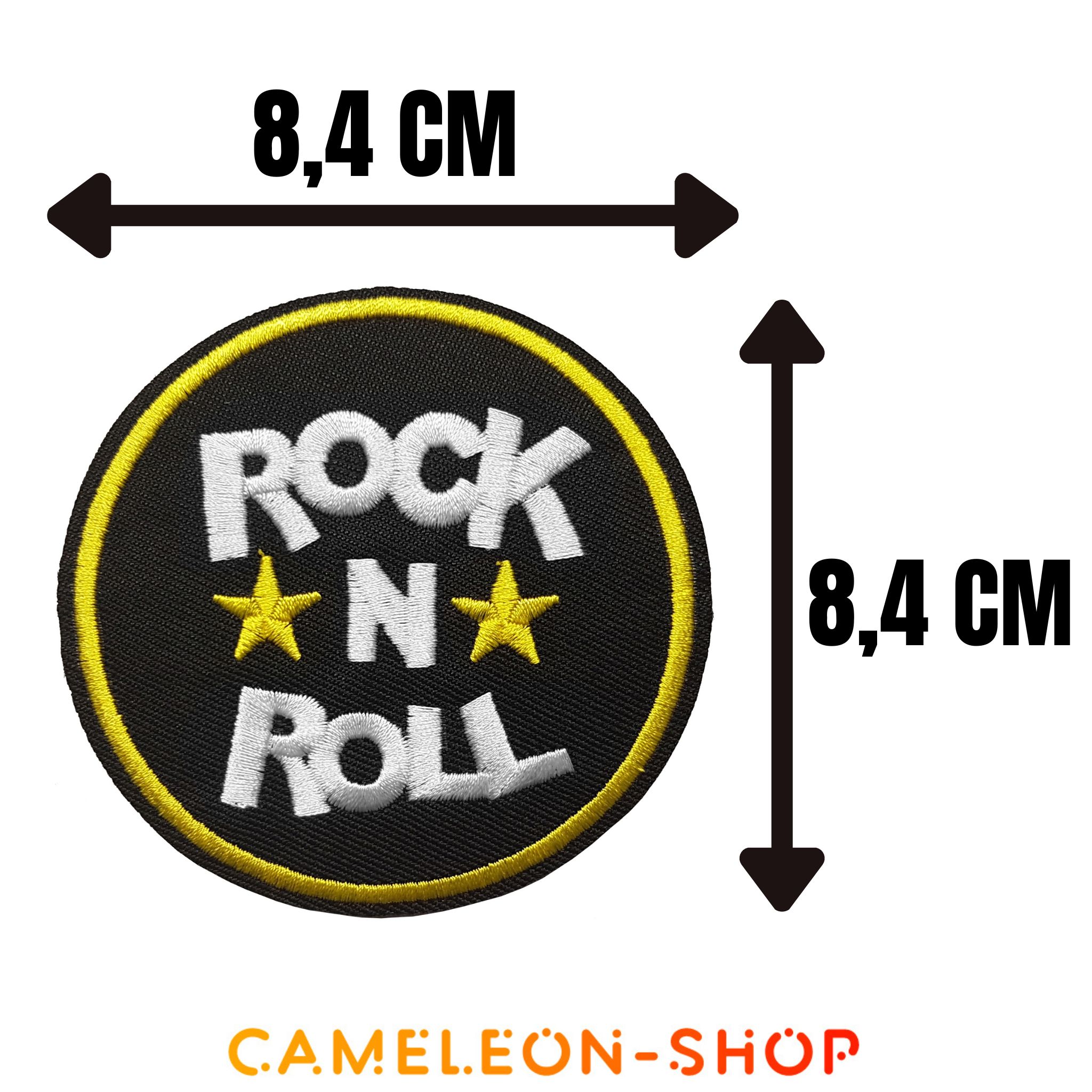 Patch rockeur Rock N Roll étoile star thermocollant 2
