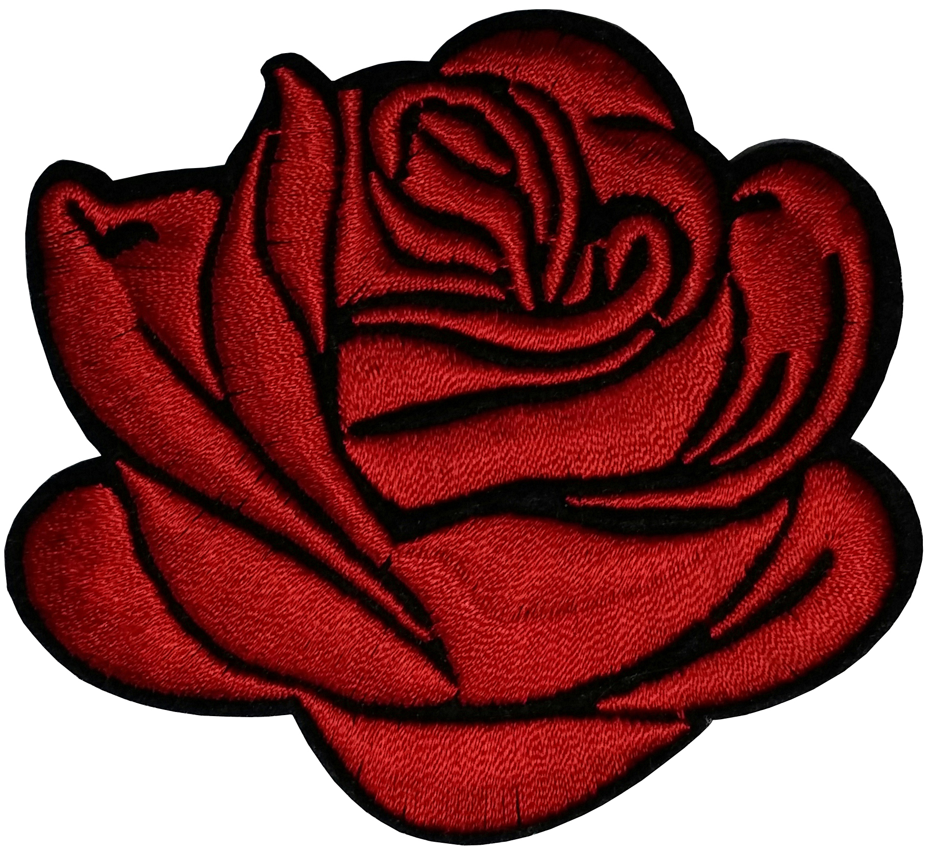 Patch thermocollant fleur rose rouge nature flower 1