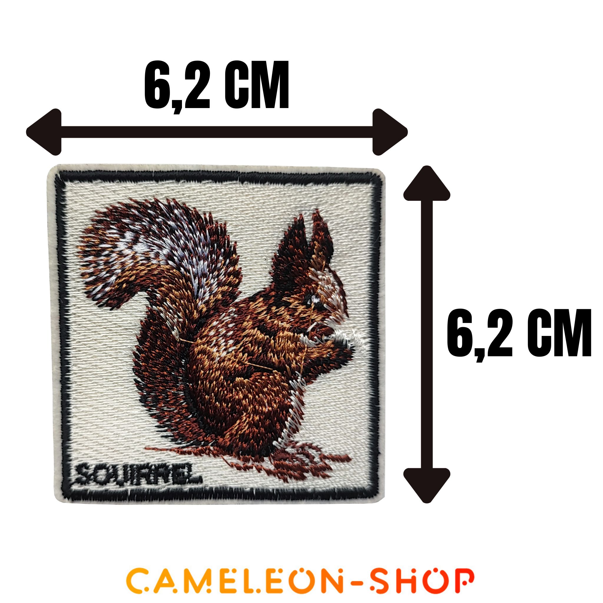 PAT1284 - Patch thermocollant animal ecureuil thermocollant 2