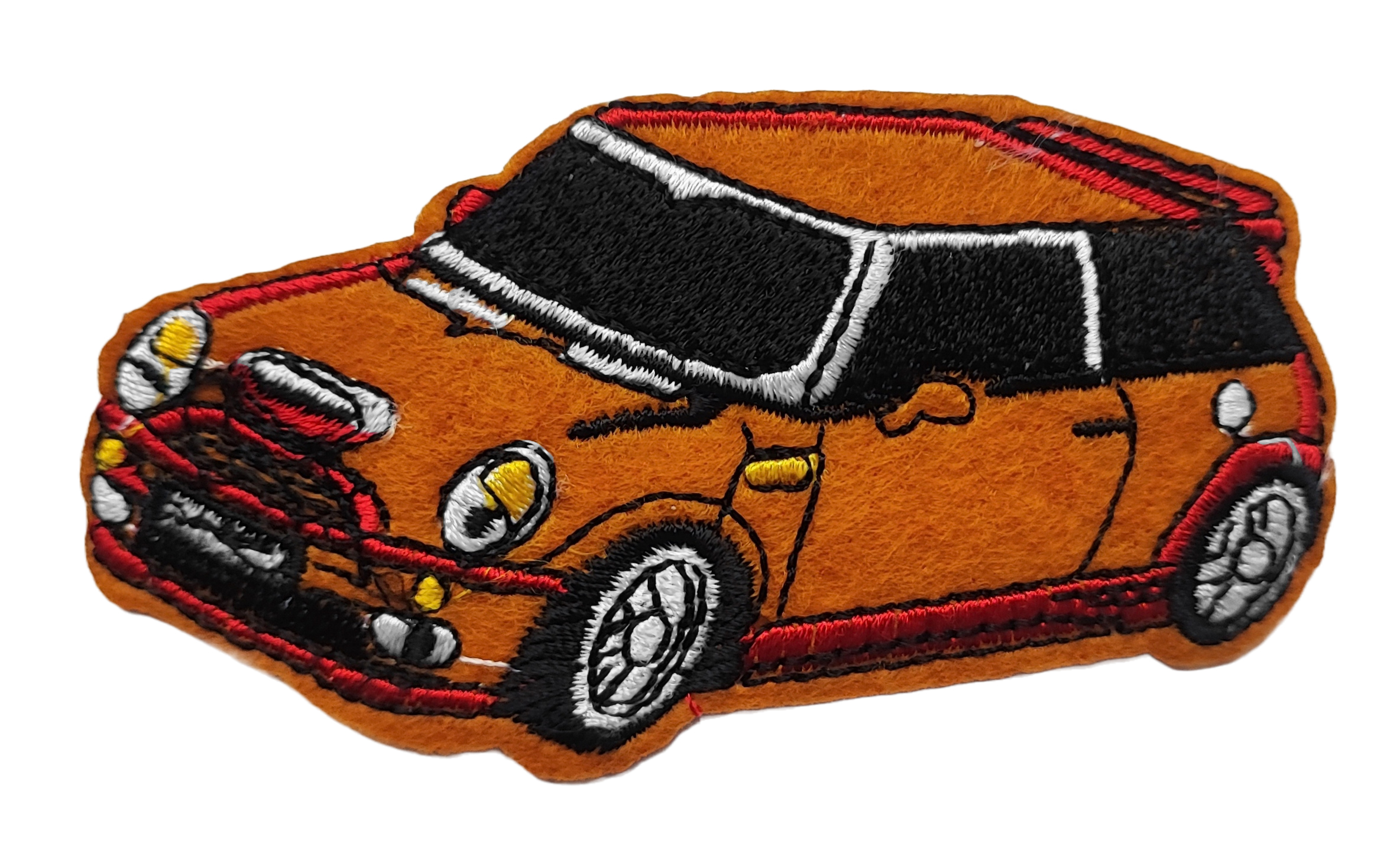 Patch thermocollant voiture orange 1