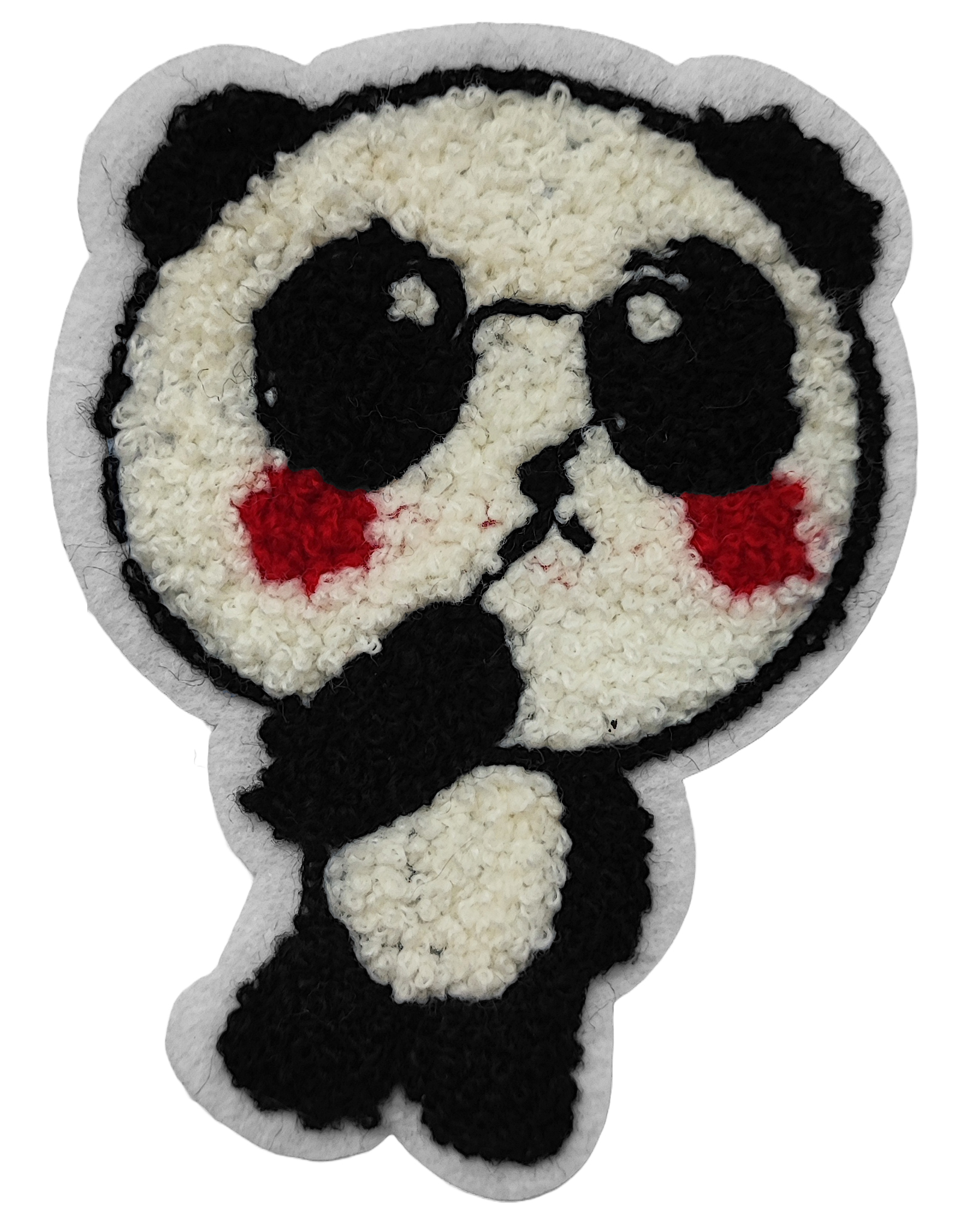 Patch à coudre Panda joues rouges 1