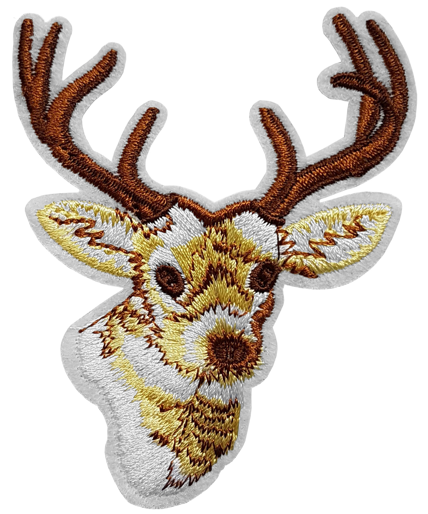 Patch thermocollant cerf bois 1
