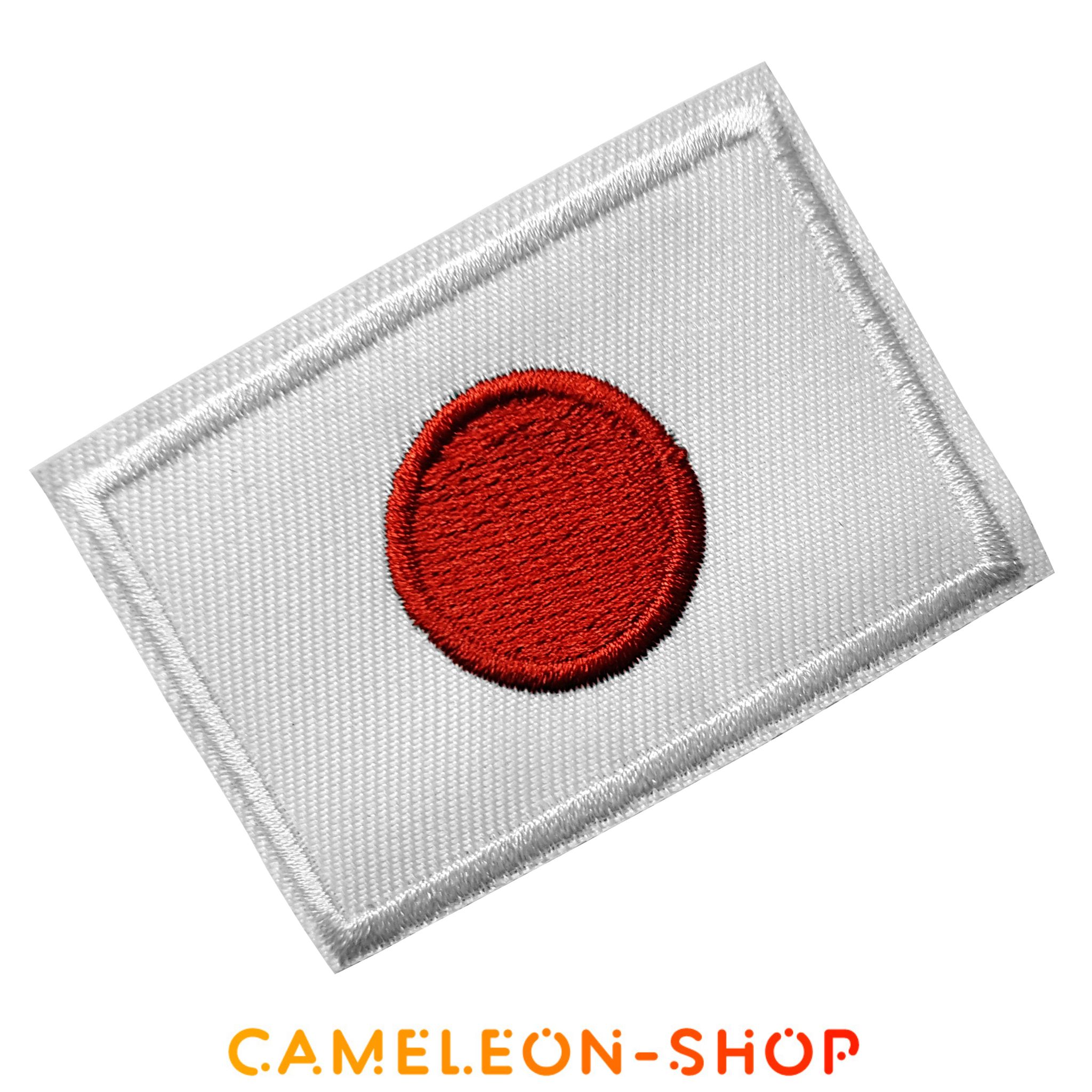 Patch drapeau japon japonais blanc rouge 3