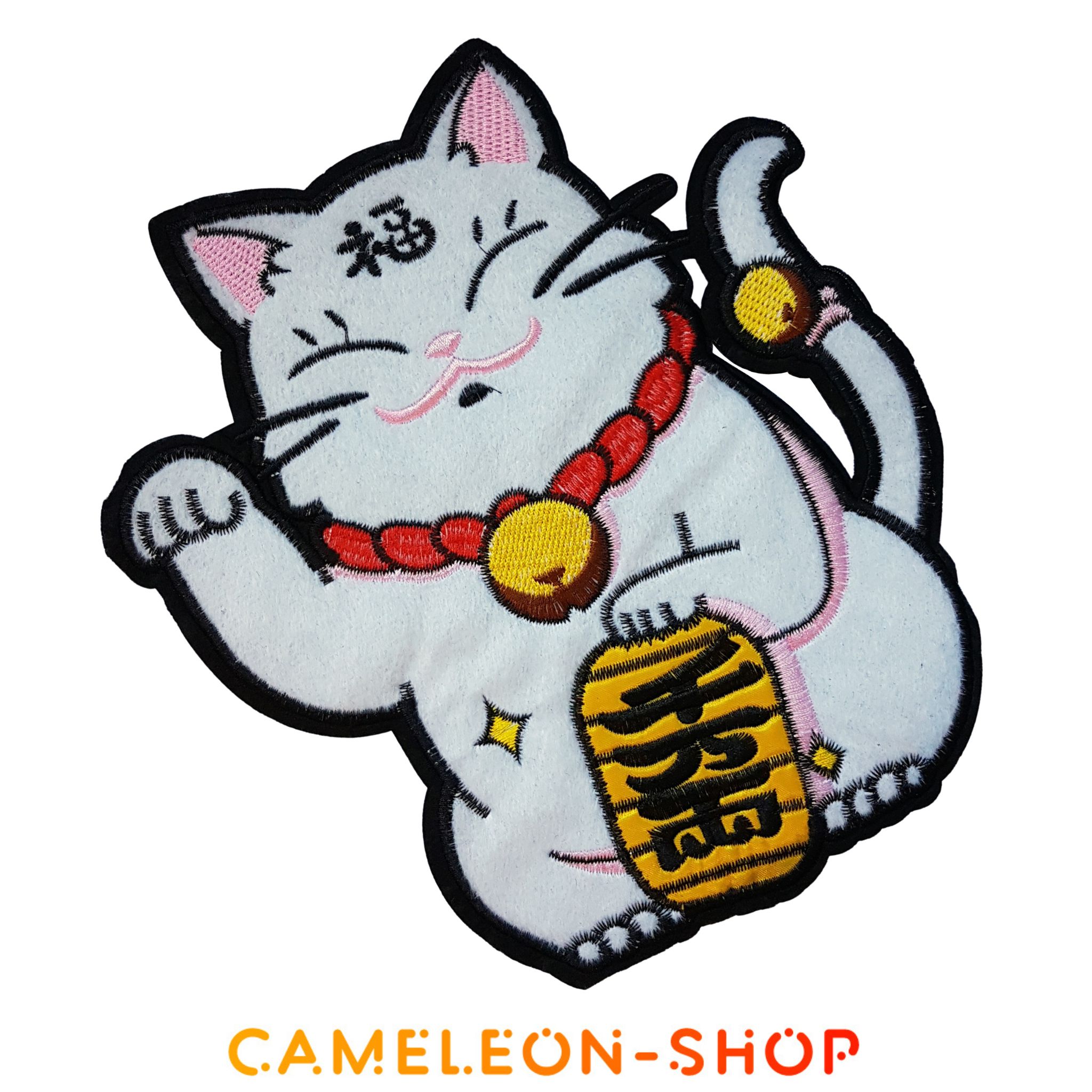 Grand patch chat maneki neko japon japonais 3