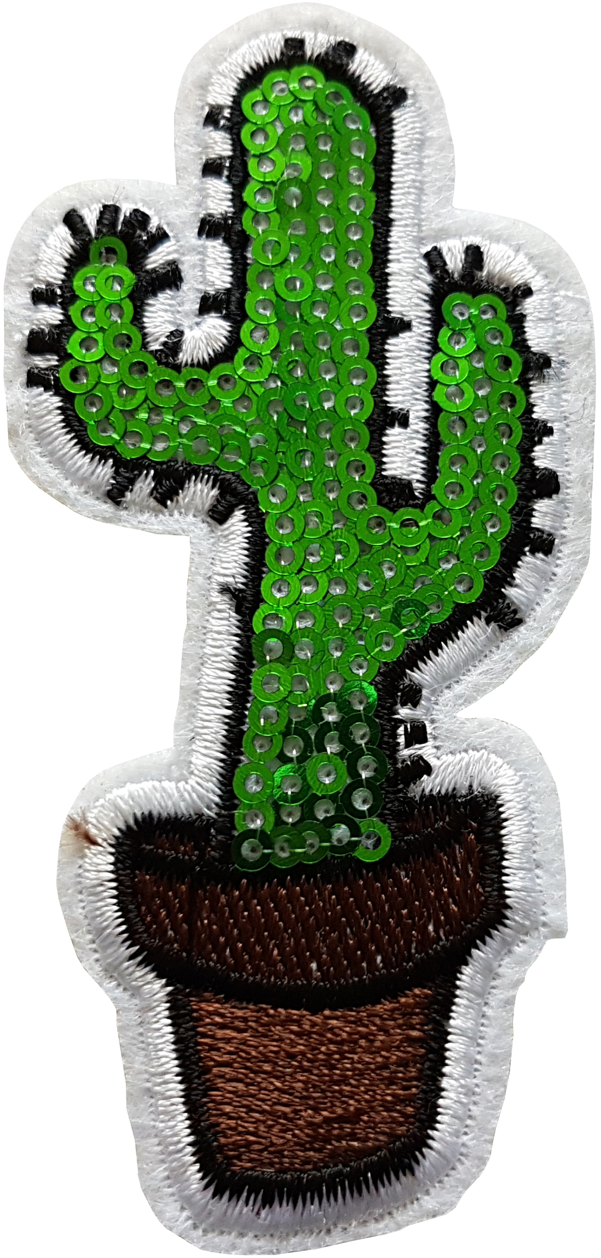 Patch écusson cactus sequin désert