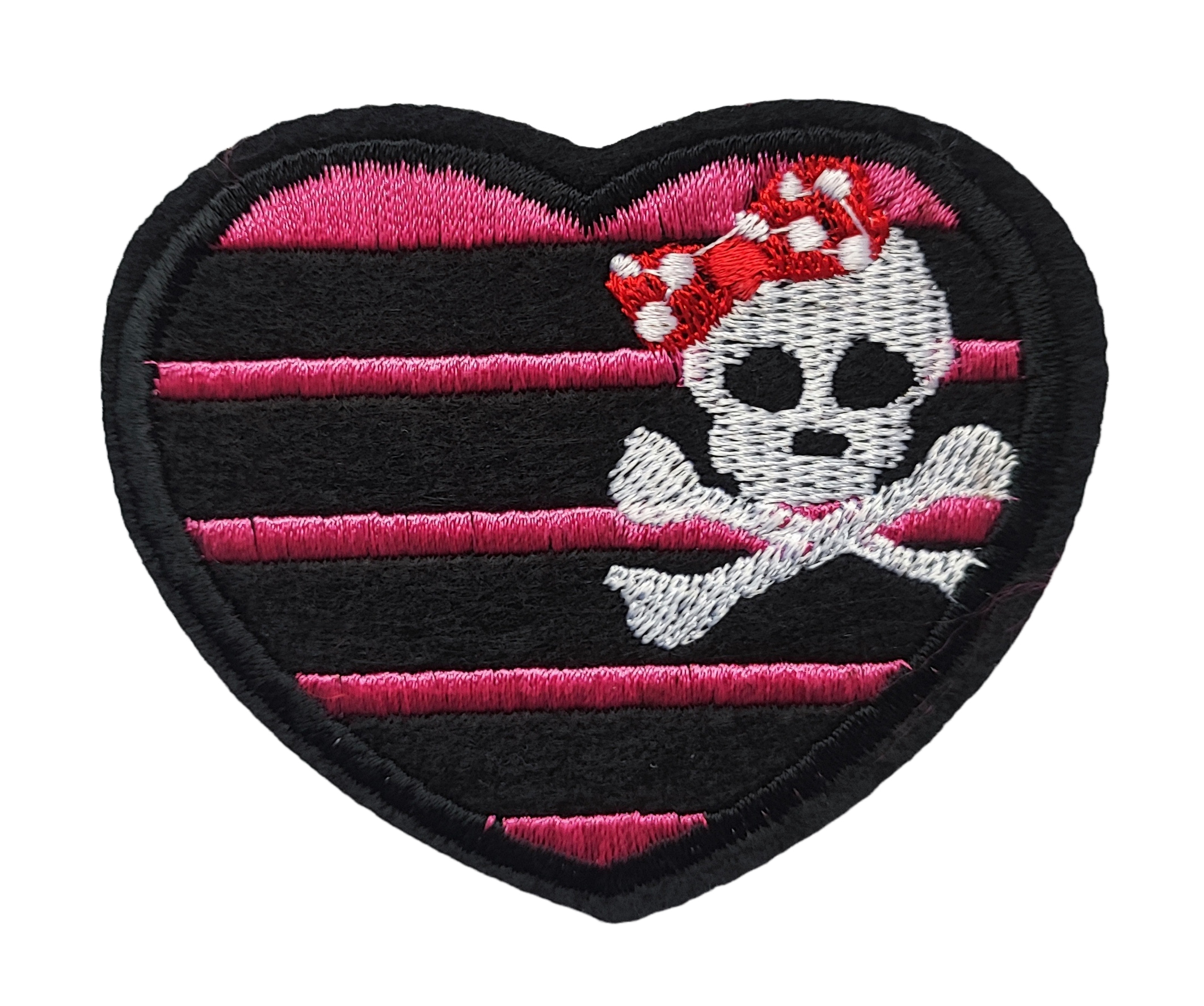 Patch Thermocollant Tête de Mort Pirate Noeud