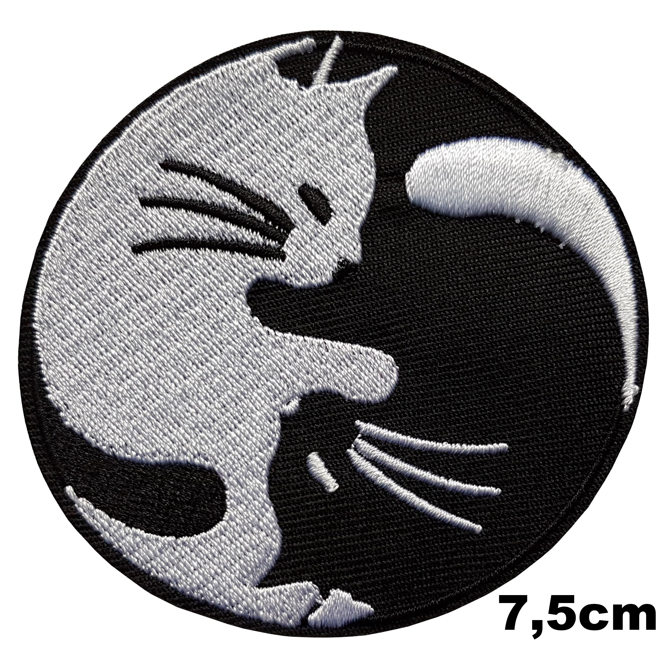 Patch Thermocollant Chat Yin Yang