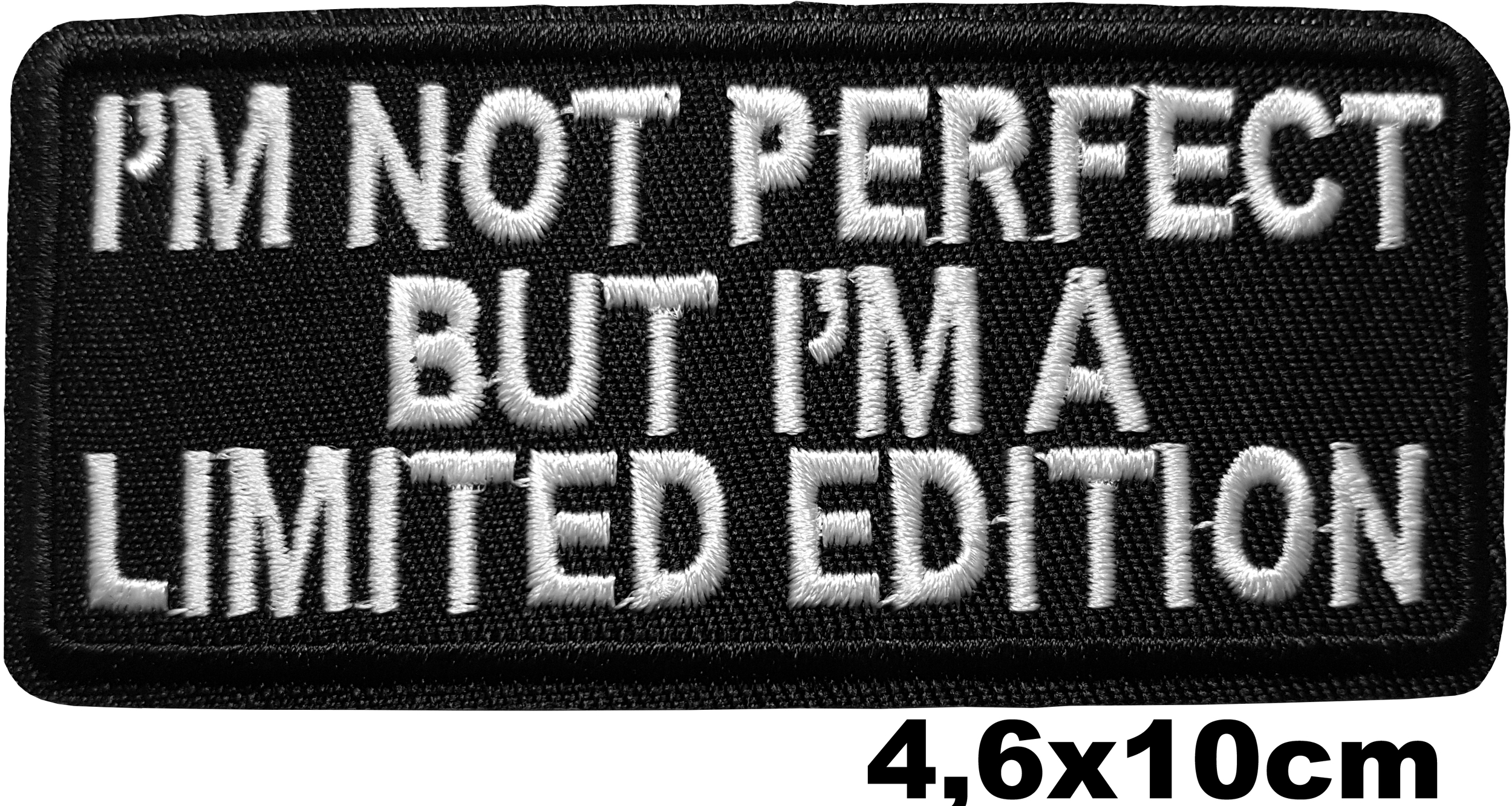 Patch Thermocollant Je Ne suis Pas Parfait mais Je suis Une Edition Limitée