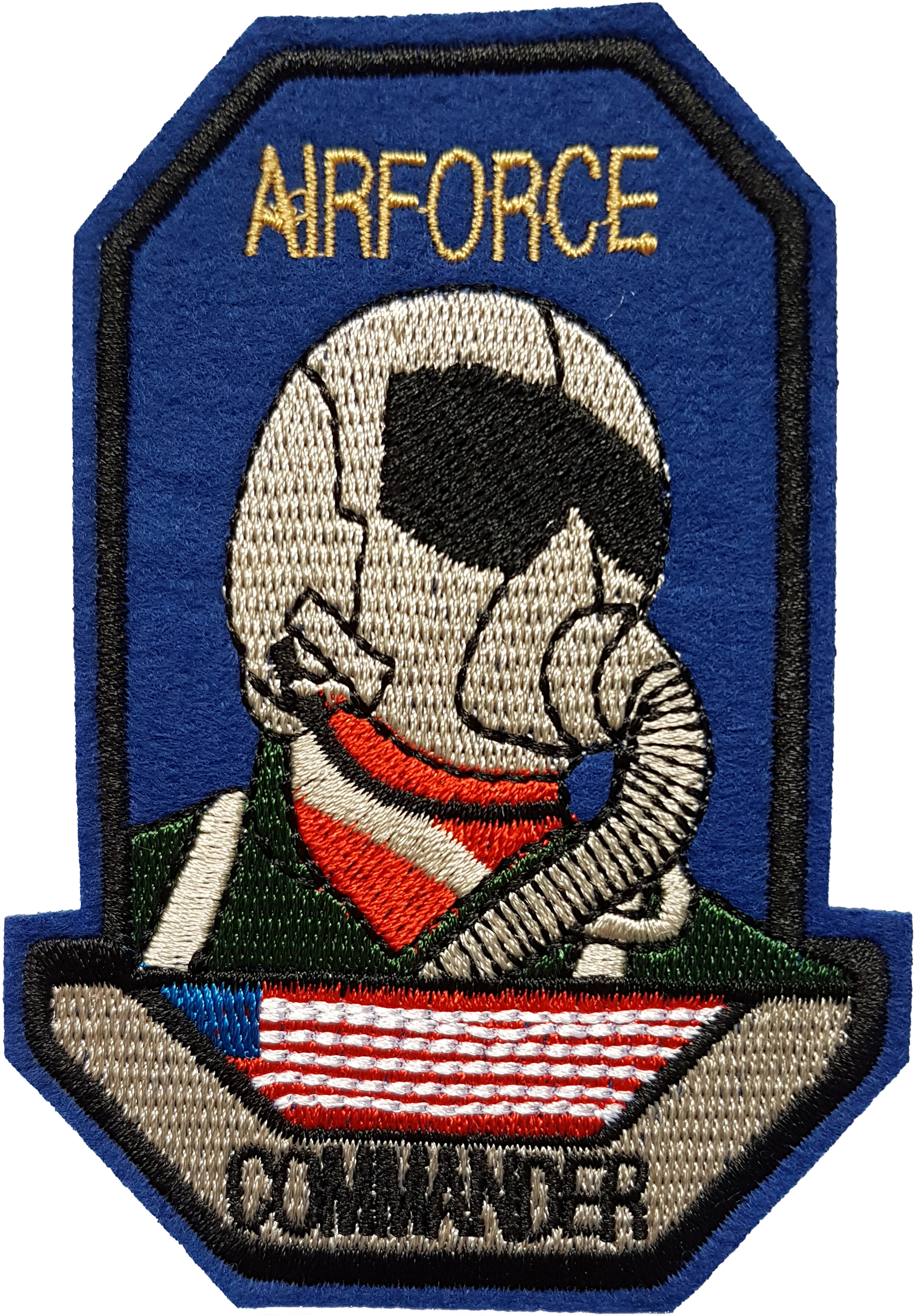 Patch Thermocollant Commandant Air Force Armée de l'Air USA