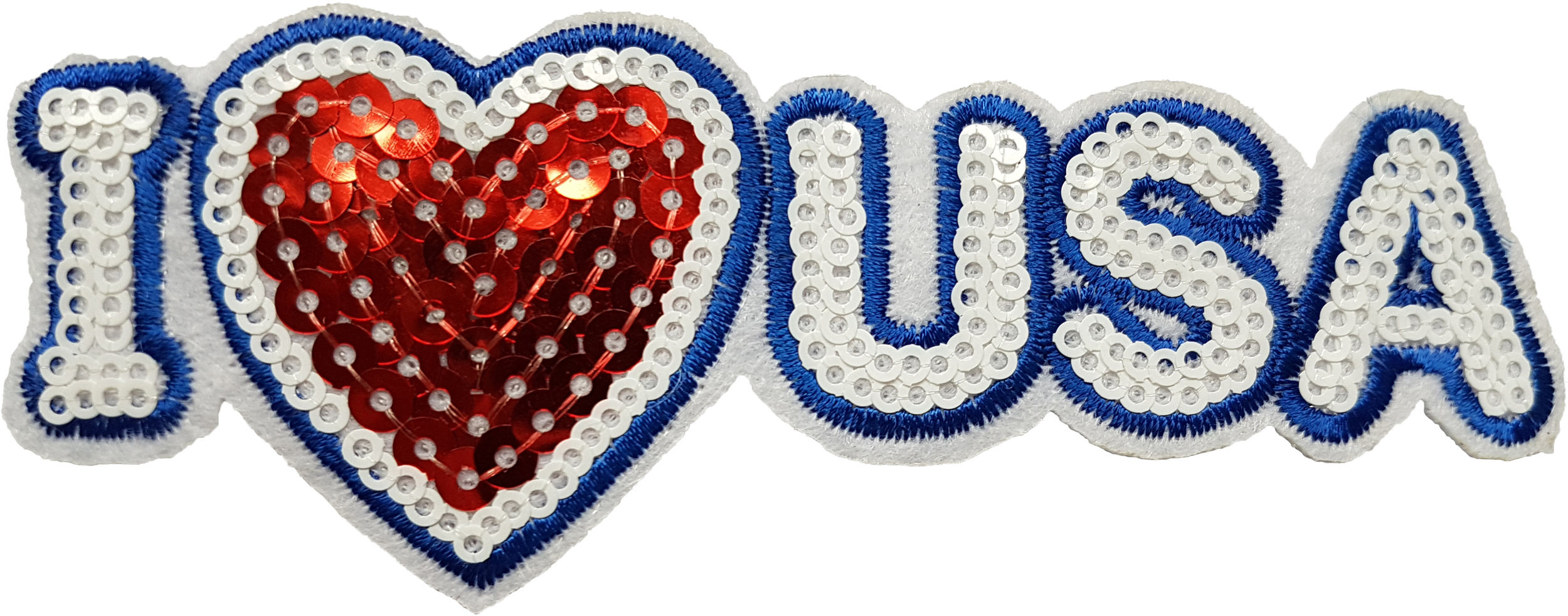 Patch Thermocollant I Love USA