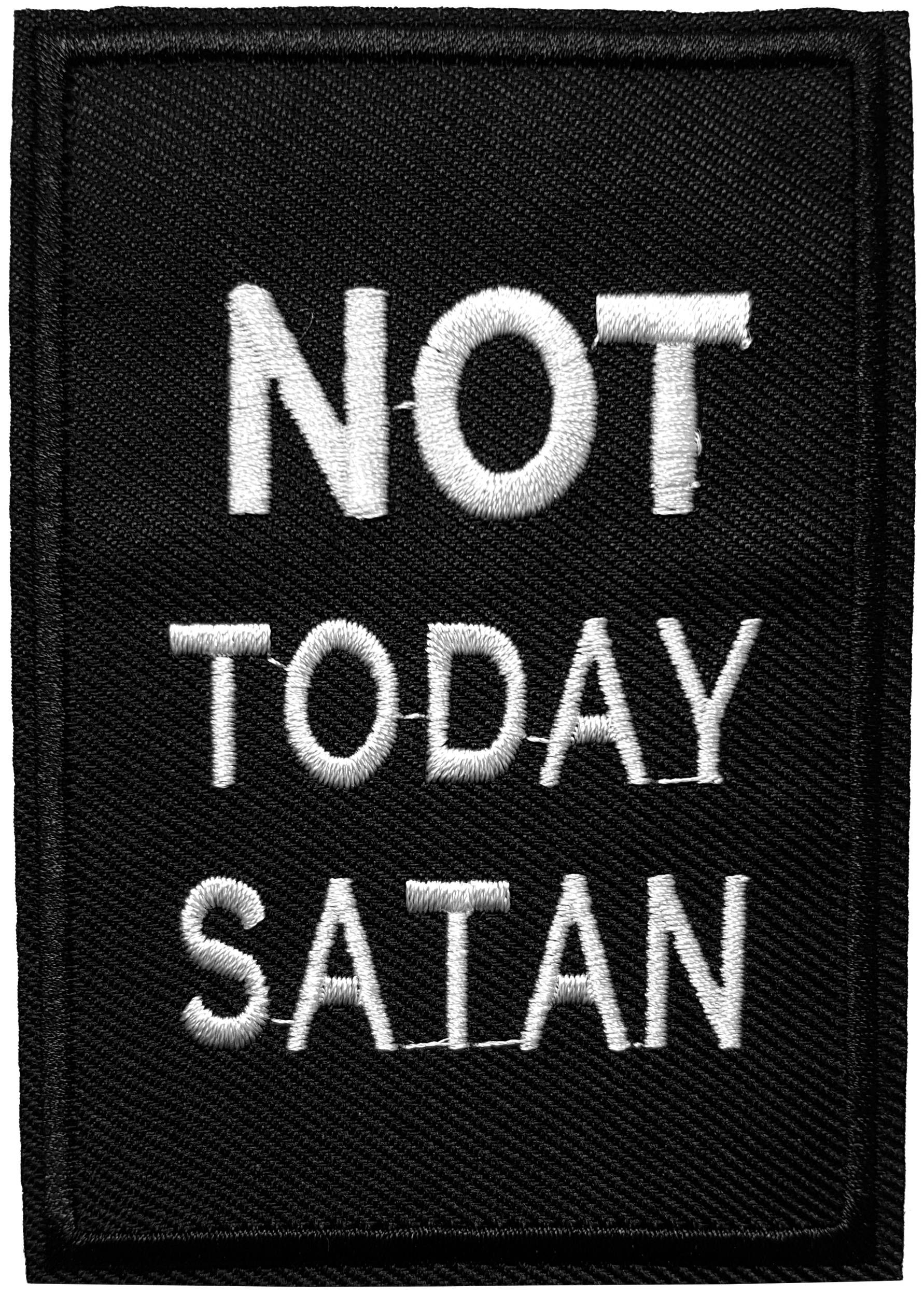 Patch Thermocollant Not Today Satan