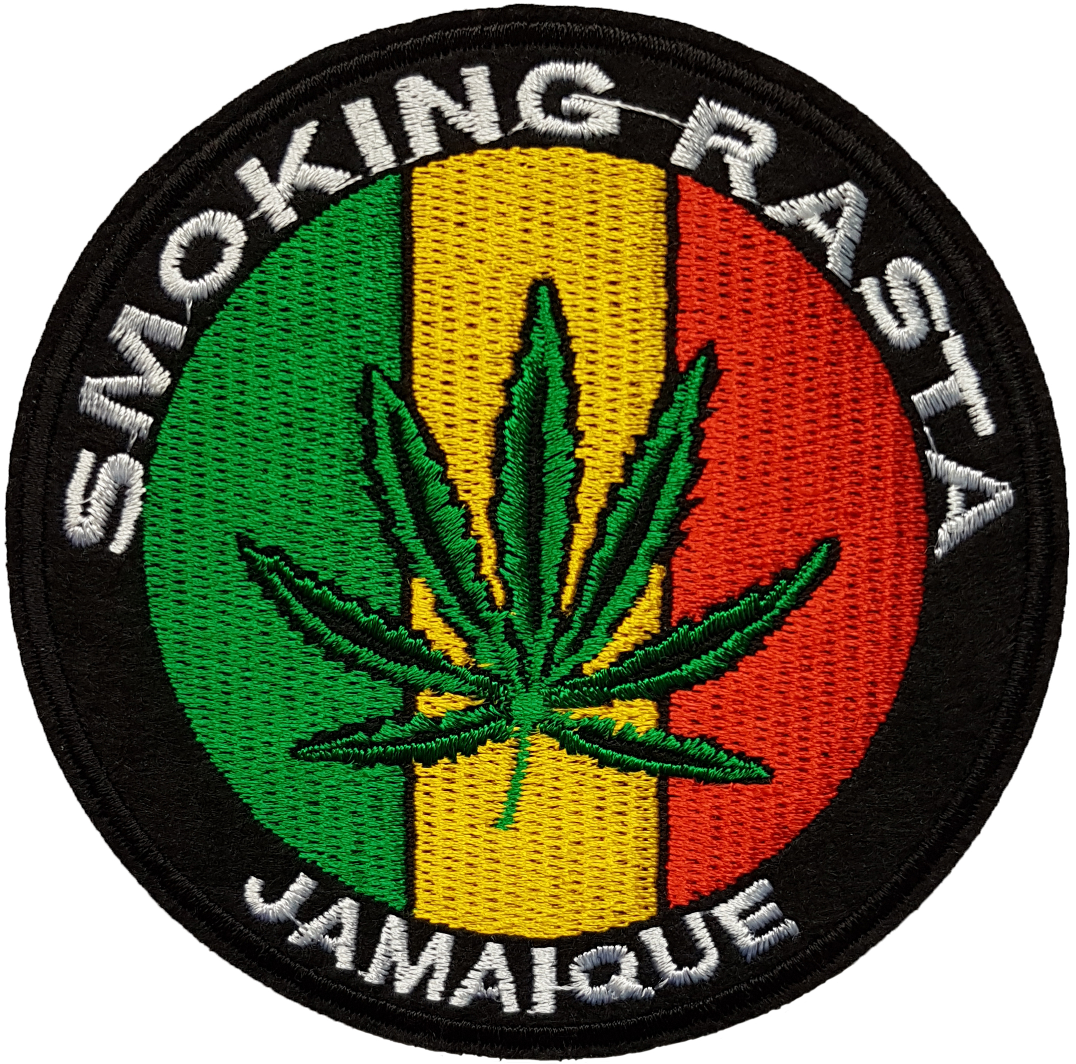 Patch Thermocollant Feuille de Cannabis Smoking Rasta