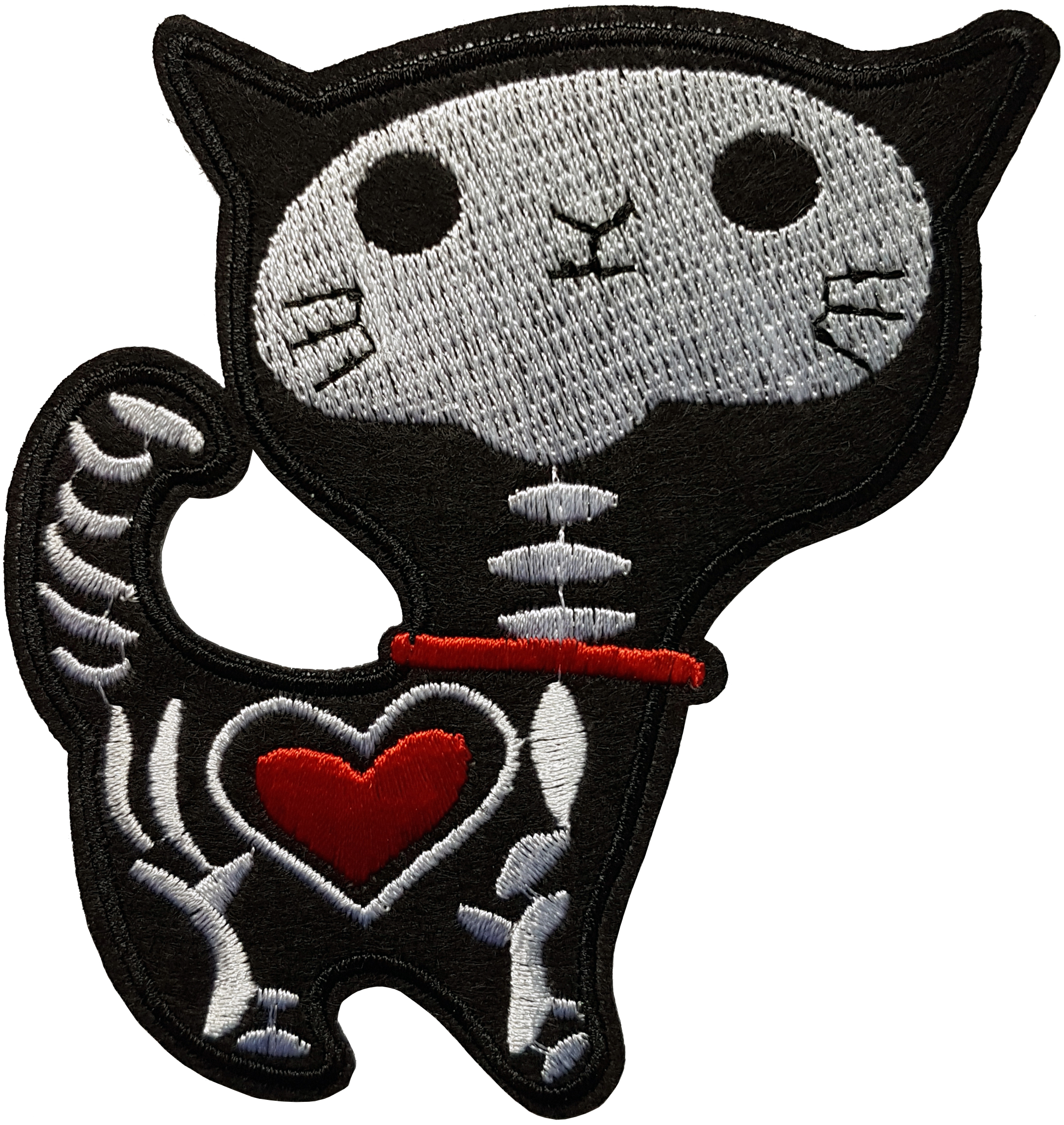 Patch Thermocollant Chat Squelette