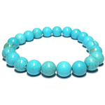 Bracelet Pierre Howlite Bleu