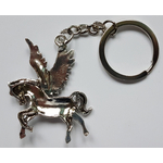 Porte clé métal pégase cheval ailé dessous