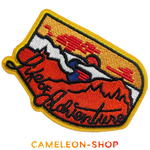 PAT1270 - Patch thermocollant life of adventure la vie est une aventure soleil paysage 4