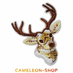 Patch thermocollant cerf bois 3