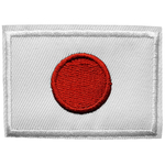 Patch drapeau japon japonais blanc rouge 1