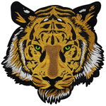 Grand écusson animal tigre tiger fauve savane patch thermocollant 1