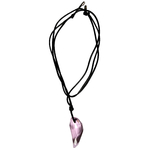 Collier Pendentif dent Cubic Zirconia Couleur Rose 2