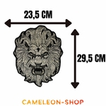 Grand patch thermocollant tête de lion 3