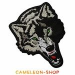 Écusson biker motard animal loup patch thermocollant 3