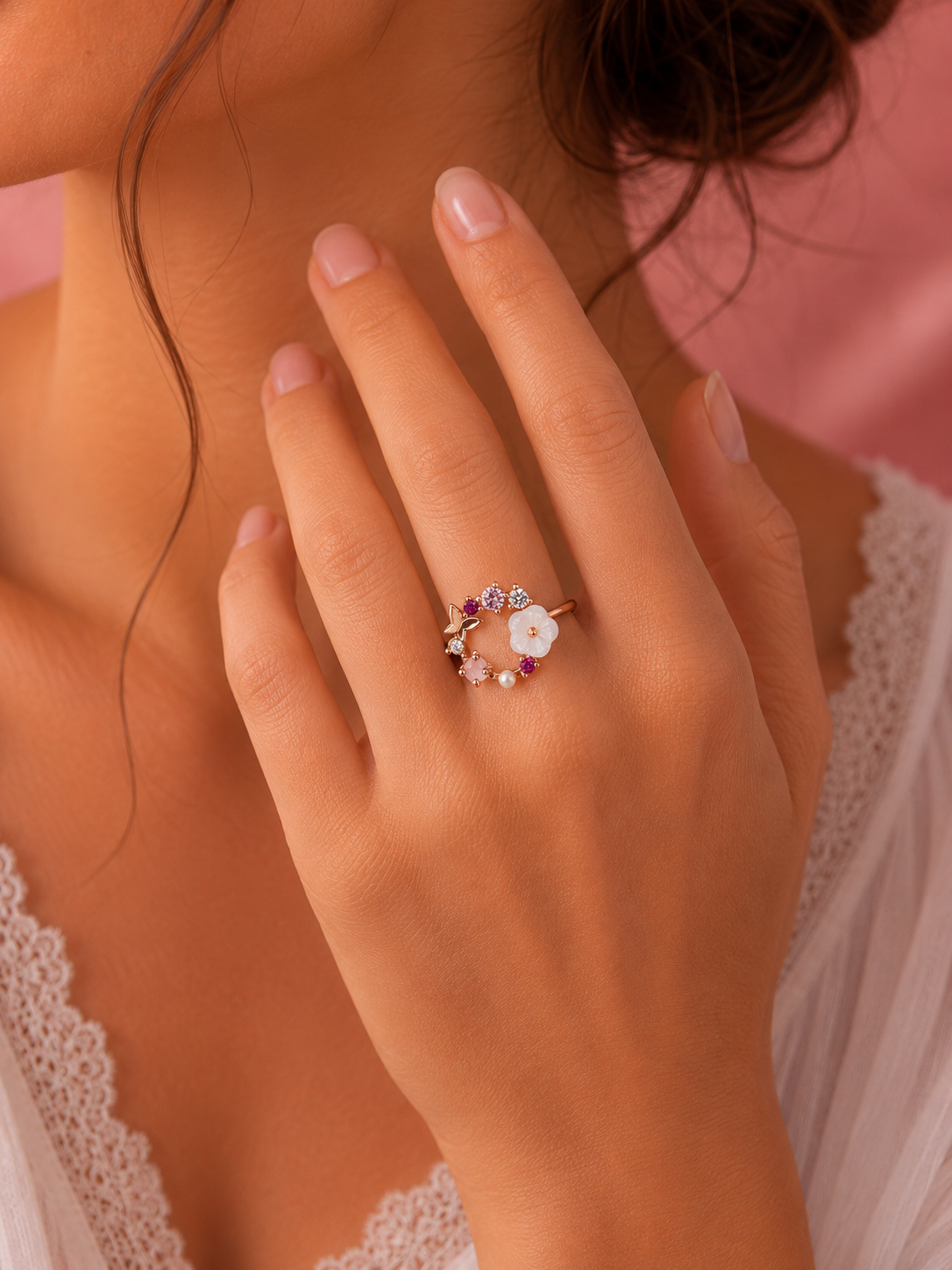 Bague fleur