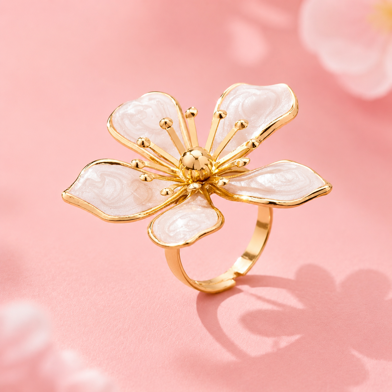 Bague fleur