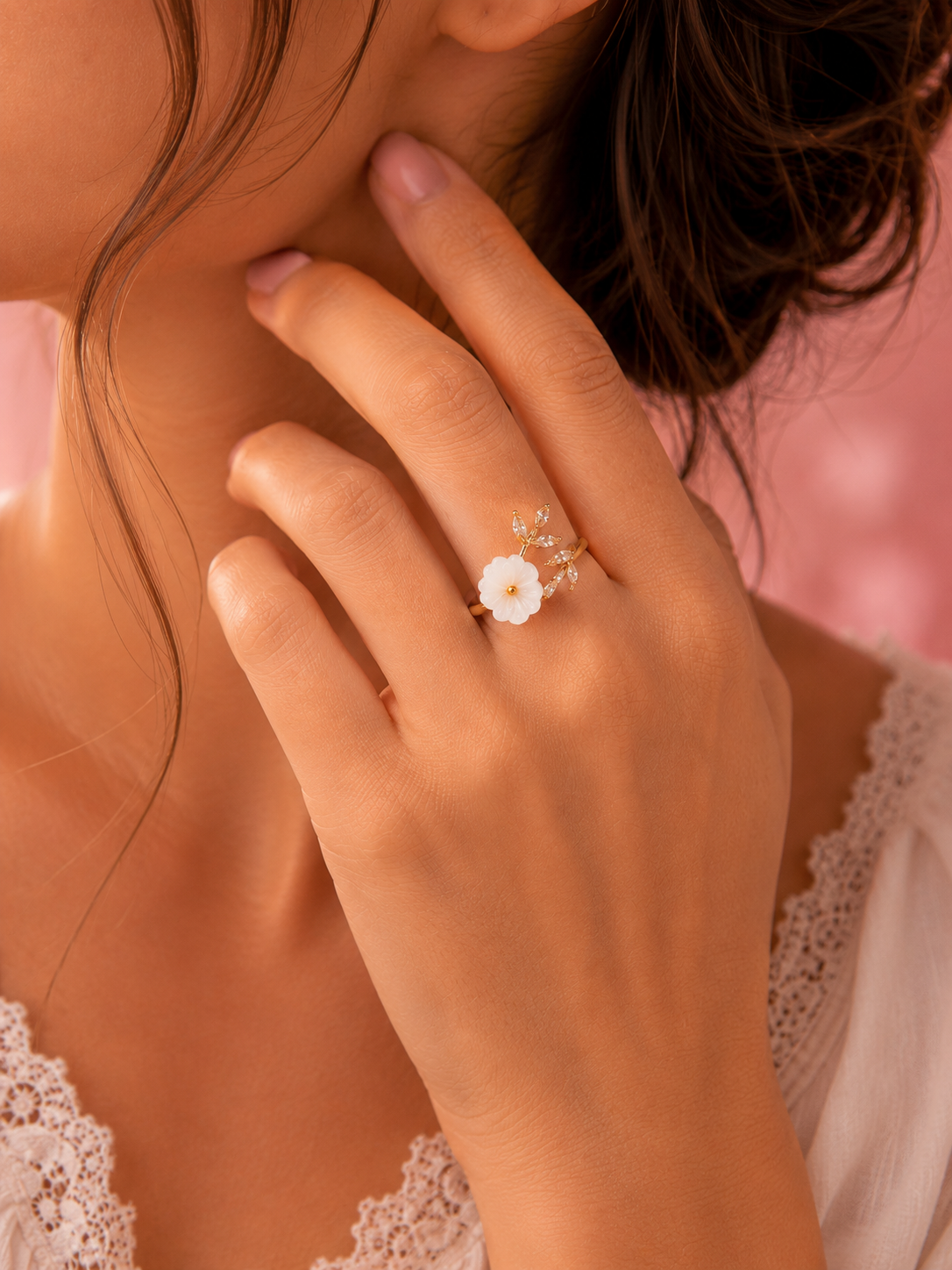 bague fleur