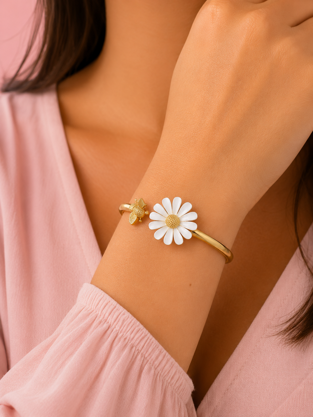 bracelet Marguerite abeille