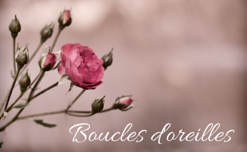 Bijoux Boucles d'oreilles fleurs pour femmes, fraîcheur et féminité