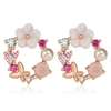 Mode-cr-atif-papillon-fleurs-cristal-boucles-d-oreilles-pour-femmes-Rose-or-Zircon-doux-couronne