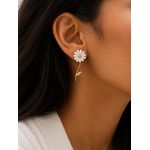 boucles d'oreilles Marguerite