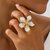 Bague grosse fleur