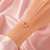 Bracelet rose tulipe